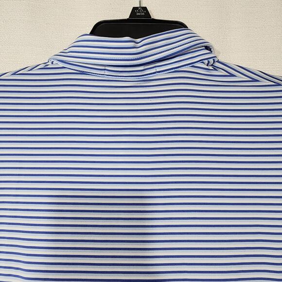 RLX Ralph Lauren Golf horizontal stripes Print Polo Men's medium NWT - Picture 9 of 9